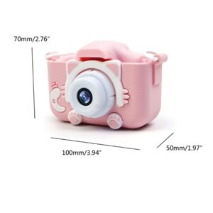 Fotoaparát pro děti X5 s motivem kočky, růžový