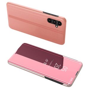 Clear view růžové pouzdro na telefon Samsung Galaxy A14