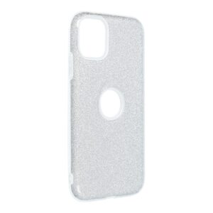 Obal Forcell Shining, iPhone 11, stříbrný