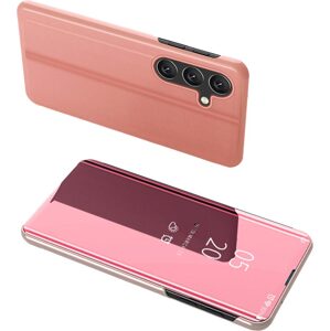 Clear view růžové pouzdro na telefon Samsung Galaxy A24 4G