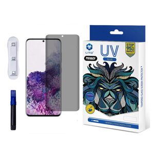 Lito 3D UV Tvrzené sklo, Samsung Galaxy S20 Plus, Privacy