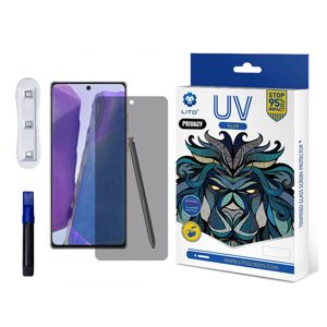Lito 3D UV Tvrzené sklo, Samsung Galaxy Note 20, Privacy