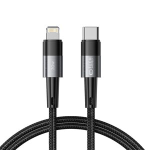 Tech-Protect UltraBoost USB-C - Lightning kabel, PD20W / 3A, 0,25 m, šedý