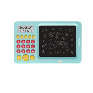 Maxlife MXWB-01 Dětská psací deska s kalkulačkou, modrá