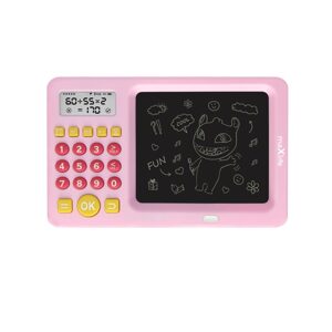 Maxlife MXWB-01 Dětská psací deska s kalkulačkou, růžová