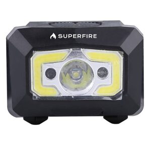 Superfire X30 Čelovka s bezkontaktním spínačem. 500lm, USB