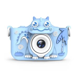Fotoaparát a kamera pro děti C16 Dinosaurus, modrý
