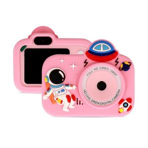 Fotoaparát a kamera pro děti Y8 Astronaut, růžový
