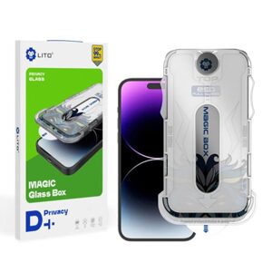 Lito Magic Glass Box D+ Tools, Tvrzené sklo, iPhone 14 Pro Max, Privacy