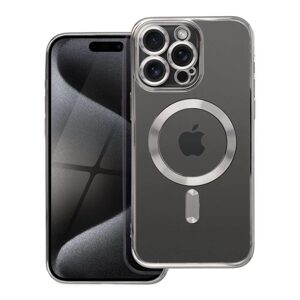 Electro Mag Cover s MagSafe, iPhone 15 Pro Max, titanově šedé