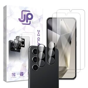 JP Combo pack, Sada 2 tvrzených skel a 2 sklíček na fotoaparát, Samsung Galaxy S24