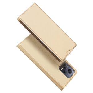 Dux Ducis Skin Pro, knížkové pouzdro, Xiaomi Redmi Note 12 Pro+, zlaté