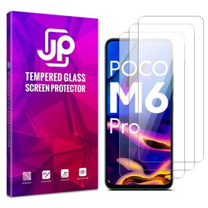 JP Long Pack Tvrzených skel, 3 skla na telefon, Xiaomi Poco M6 Pro