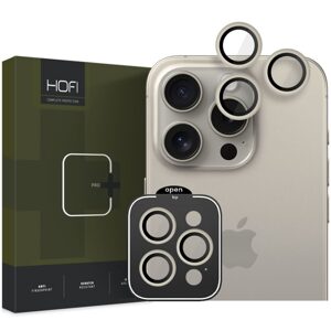 Hofi Camring Pro+, sklíčko pro čočku fotoaparátu, iPhone 15 Pro / 15 Pro Max, titan