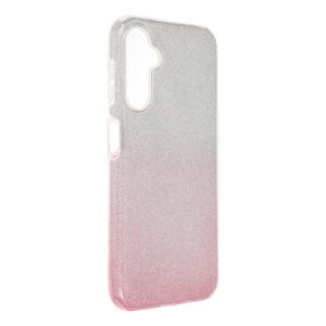 Obal Shining, Samsung Galaxy A35 5G, stříbrno růžový