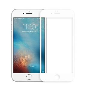 IPhone 6 PLUS, 6S PLUS, 5D Tvrzené sklo, bílé