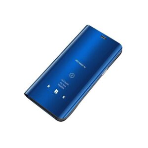 Clear view modré pouzdro na telefon Samsung Galaxy A12 / M12