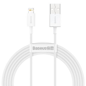 Baseus Superior USB - Lightning 2 m, bílý (CALYS-C02)