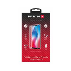 Swissten Full Glue, Color frame, Case friendly, Ochranné tvrzené sklo, Apple iPhone 13 Mini, černé