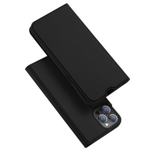 Dux Ducis Skin Leather case, knížkové pouzdro, iPhone 13 Pro MAX, černé
