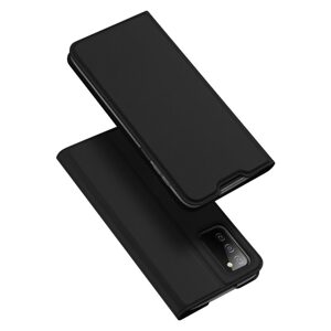 Dux Ducis Skin Leather case, knížkové pouzdro, Samsung Galaxy A03s, černé