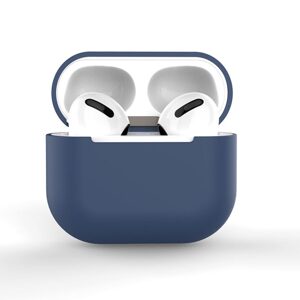 Měkké silikonové pouzdro na sluchátka Apple AirPods 3, tmavě modré (pouzdro C)