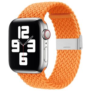 Strap Fabric řemínek pro Apple Watch 6 / 5 / 4 / 3 / 2 (44 mm / 42 mm) oranžový
