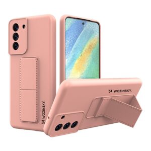 Wozinsky Kickstand kryt, Samsung Galaxy S21 FE, růžový