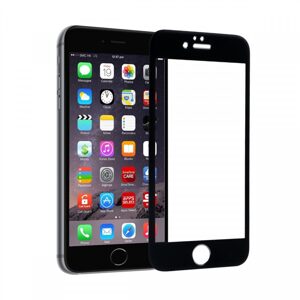 iPhone 6, 6S, 5D sklo, černé