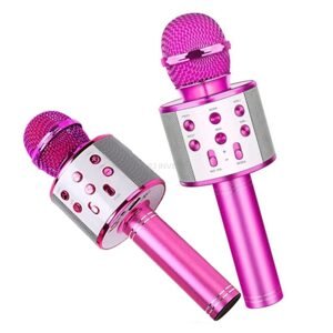 Karaoke mikrofón WS858, růžový