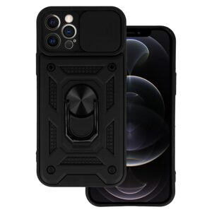Slide Camera Armor Case obal, iPhone 12 Pro, černý
