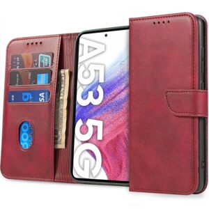 Nexeri Wallet Samsung Galaxy A53 5G, červené pouzdro