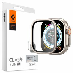 Spigen Glas.Tr Slim Pro Tvrzené sklo, Apple Watch Ultra 49 mm, stříbrné