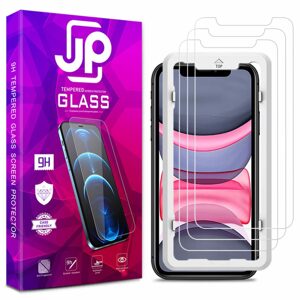 JP Long Pack Tvrzených skel, 3 skla na telefon s aplikátorem, iPhone SE 2020 / 2022