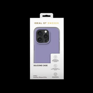 Silikonový ochranný kryt iDeal Of Sweden pro Apple iPhone 15 Pro, purple