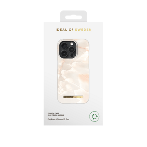 Ochranný kryt Fashion iDeal Of Sweden pro Apple iPhone 15 Pro, rose pearl marble