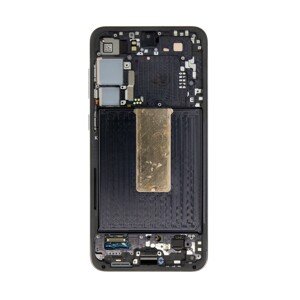 LCD + dotyk + přední kryt pro Samsung Galaxy S23+, phantom black ( Service pack )