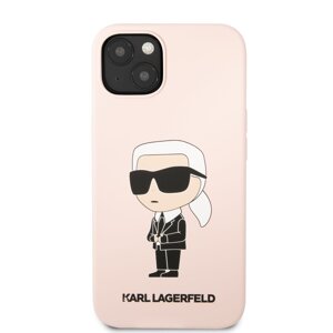 Zadní kryt Karl Lagerfeld Liquid Silicone Ikonik NFT pro Apple iPhone 13, pink