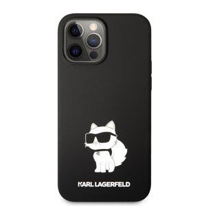Zadní kryt Karl Lagerfeld Liquid Silicone Choupette NFT pro Apple iPhone 13 Pro Max, black
