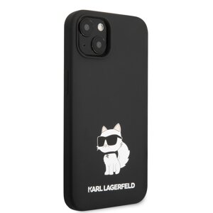 Zadní kryt Karl Lagerfeld Liquid Silicone Choupette NFT pro Apple iPhone 13 Pro, black