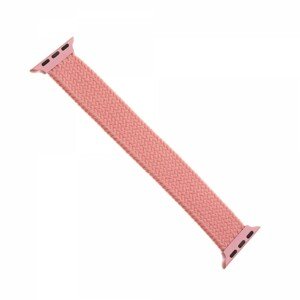 Elastický nylonový řemínek FIXED Nylon Strap pro Apple Watch 42/44mm, velikost XL, růžová