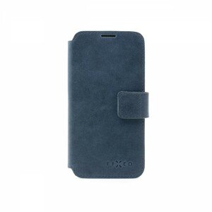 Kožené pouzdro typu kniha FIXED ProFit pro Samsung Galaxy S21+, modrá