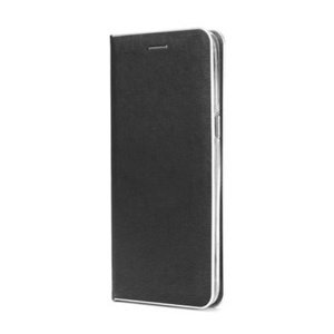 Forcell Luna Silver flipové pouzdro Samsung Galaxy A22, černá