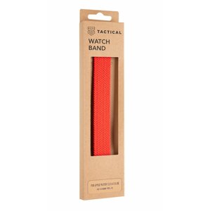 Pletený řemínek Tactical 754, S pro Apple Watch 42mm/44mm, červená