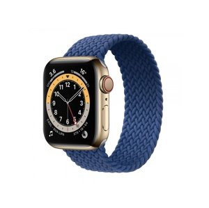 Řemínek COTEetCI Nylon Braided Band 161mm pro Apple Watch 38/40 mm, atlantická modrá