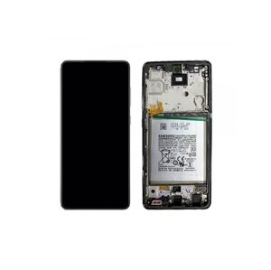 LCD + dotyk + rámeček pro Samsung Galaxy A72 4G/5G, violet (Service Pack)