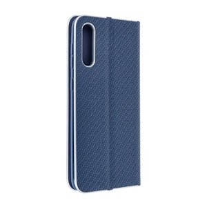 Flipové pouzdro Forcell Luna Carbon pro Samsung Galaxy A13 4G, modrá