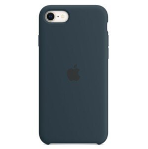 Originální kryt Silicone Case pro Apple iPhone SE, hlubomořsky modrá