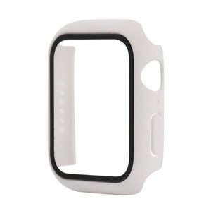 Ochranný polykarbonátový kryt COTEetCI s ochranou displeje pro Apple Watch 41 mm, bílá