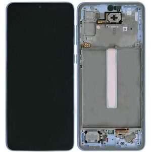 LCD + dotyk + přední kryt pro Samsung Galaxy A33 5G, awesome black ( Service Pack )